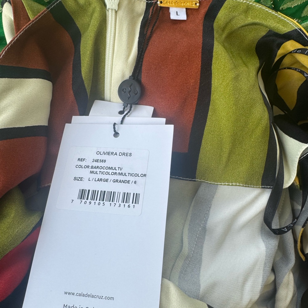 NWT CALA de la CRUZ Oliviera dress - Picture 9 of 12